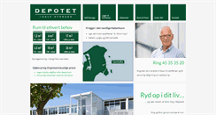 Desktop Screenshot of lagerdepotet.dk